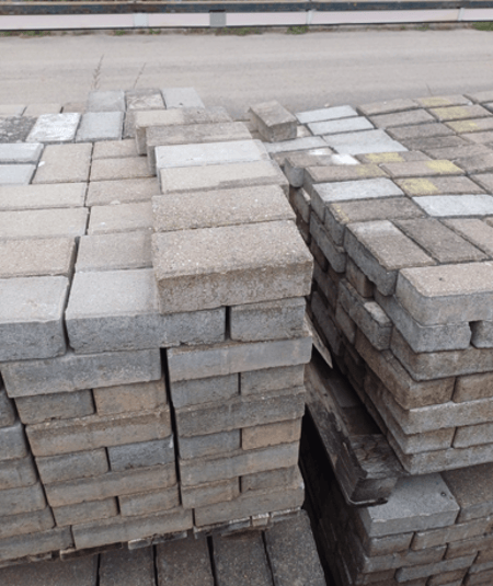 TRINKELĖS ŠALIGATVIO (100x200x50) naudotos (30030 vnt.)