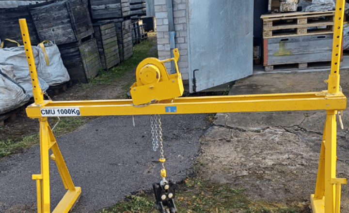 Kranelis portalinis nukeliamasisGEISMAR PSR ITPaskirtis-bėgiams keisti (2 vnt.)