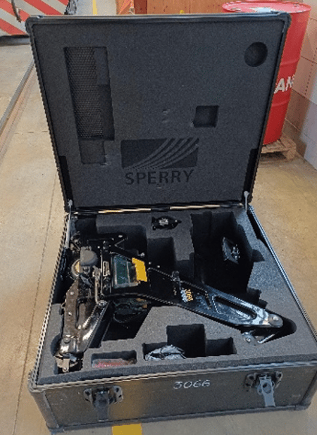 Ištisinės kontrolės vienbėgis defektoskopas – „Sperry Rail B-Scan Lit"