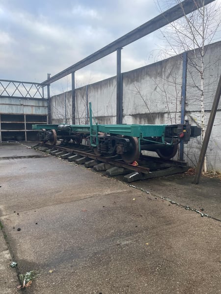 Rėmas cisterninio vagono su važiuokle