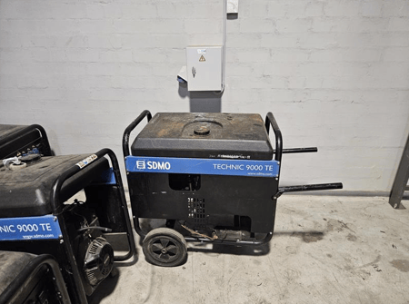 SDMO 9000 TE generatoriai (6 vnt.) INFRA