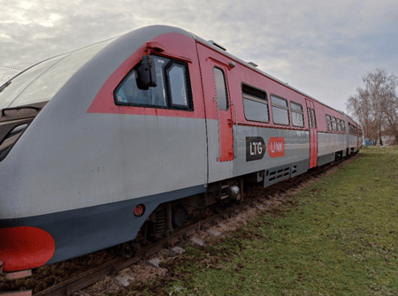 Dyzelinio trauk. RA-2 variklinis vagonas (2 vnt.) ir  Dyzelinio trauk. RA-2 prikabinam. vagonas ( 1 vnt.)