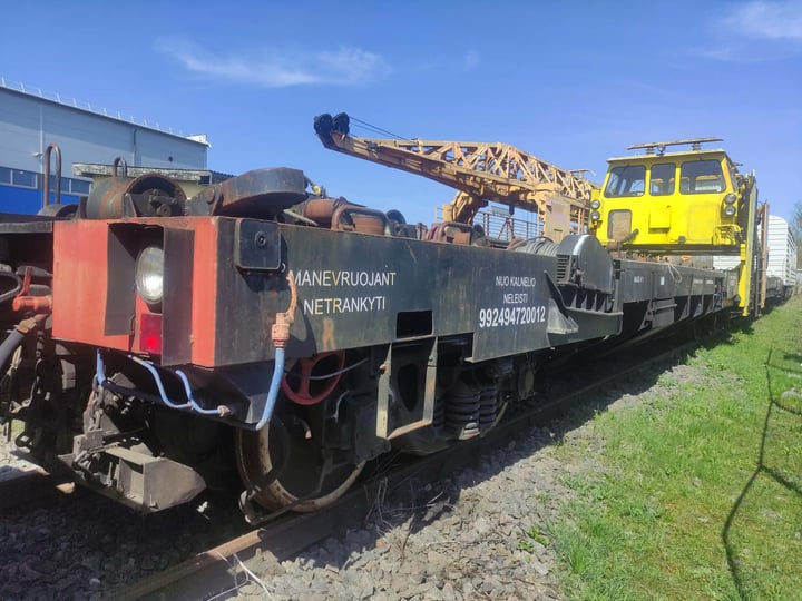 Variklinis platforminis vagonas MPD-2 Nr. 238 / Motor platform wagon MPD-2 No. 238