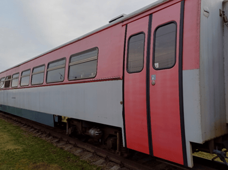 Dyzelinio trauk. RA-2 prikabinam. vagonas Nr.03903
