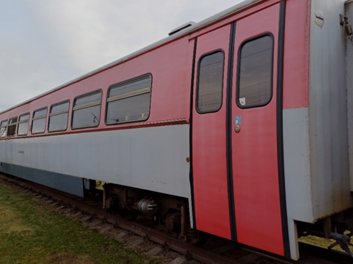 Dyzelinio trauk. RA-2 prikabinam. vagonas Nr.03903
