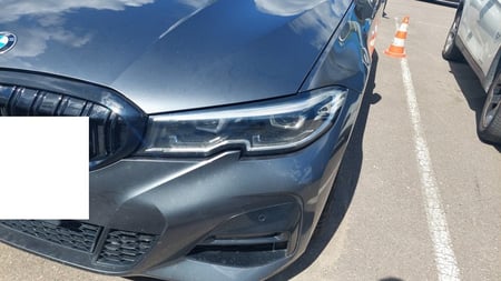 BMW žibintai.